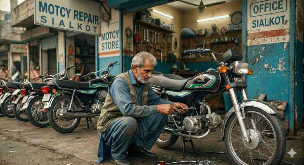 Motorcycle Repair Services in Sialkot Experienced Mechanic